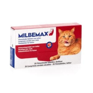 Milbemax volwassen kat: 20 tabletten