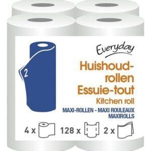 1 pak van 4 huishoudrollen