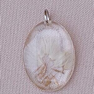 Uniek handgemaakt hangertje met blaasbloem